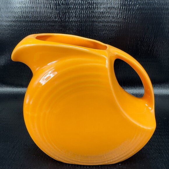 Fiesta Ware Other - FIESTAWARE Large Pitcher Retired Tangerine Disk Homer Laughlin Made USA New